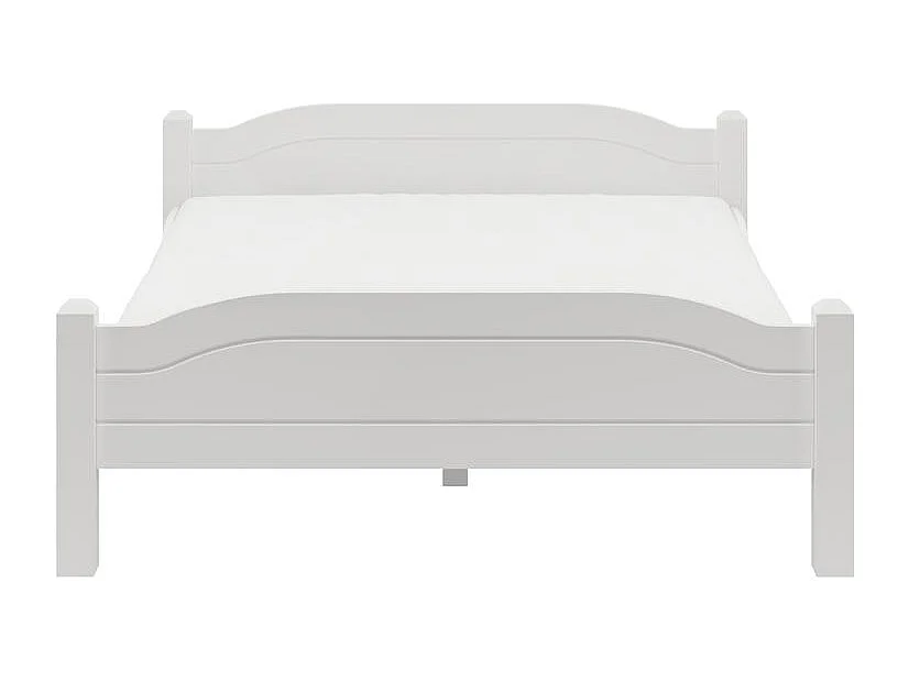 Łóżko 2,12x1,9x0,68 m biały sosna LIVA WHITE 180