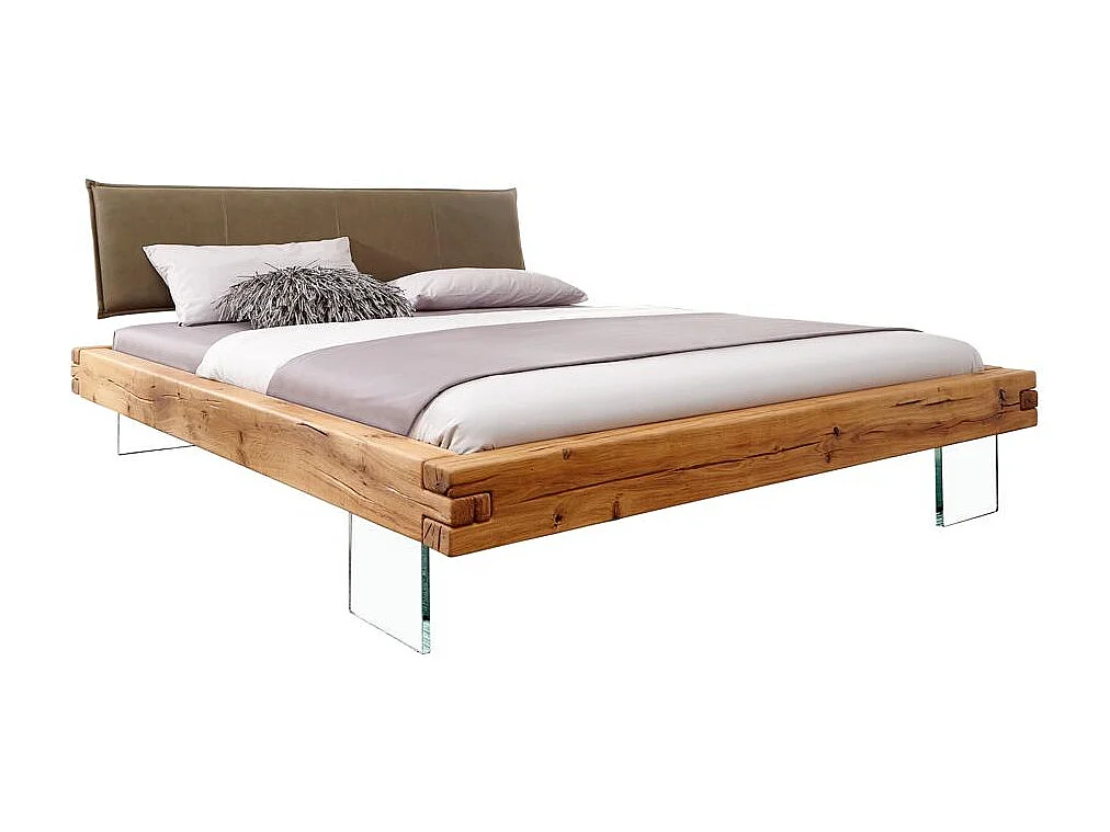 Bed 200x200 cm eik Alioth BE-0575