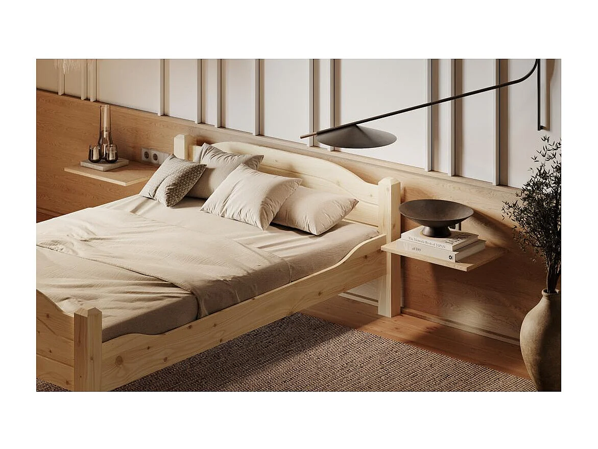 Letto 2.12x1x0.68 m pino LIVA 90