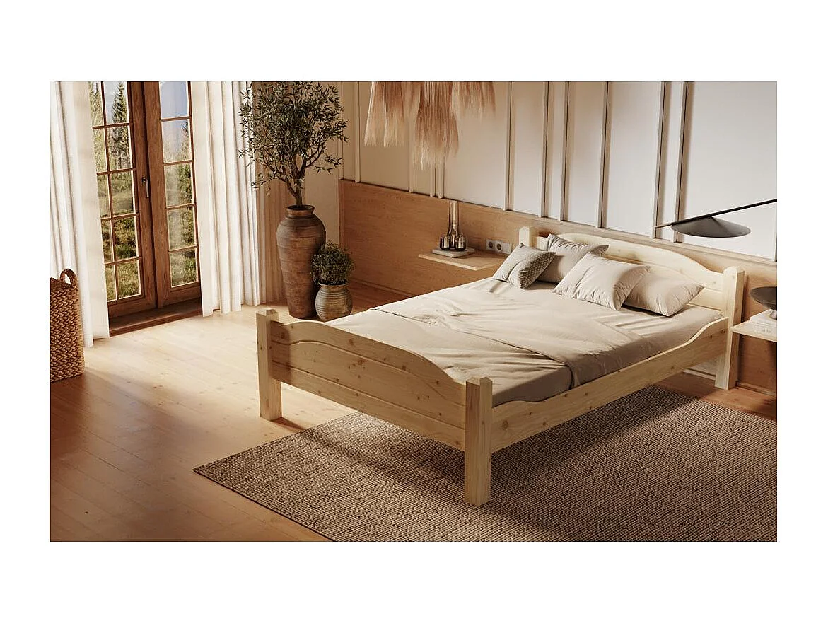 Letto 2.12x1x0.68 m pino LIVA 90