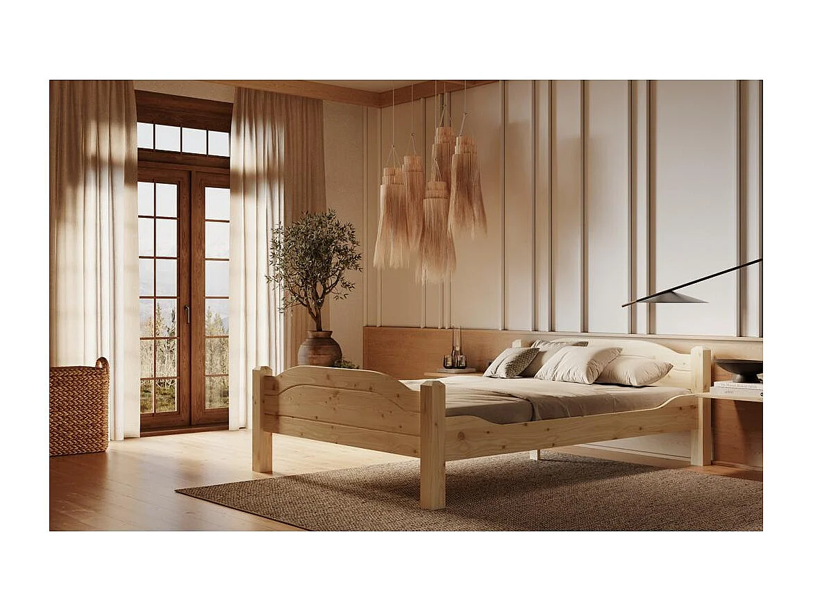 Letto 2.12x1x0.68 m pino LIVA 90