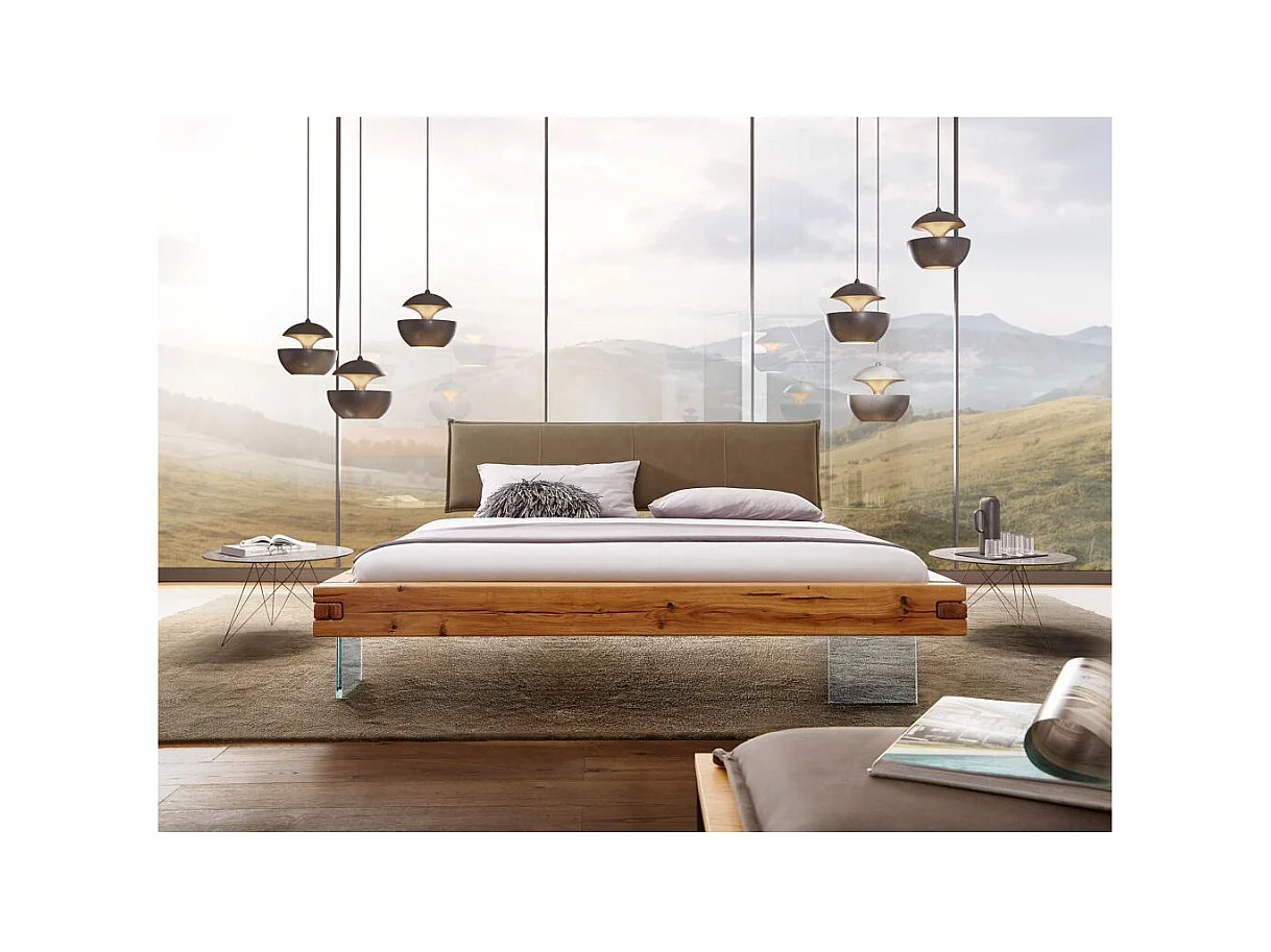 Bed 160x200 cm eiken Alioth BE-0575