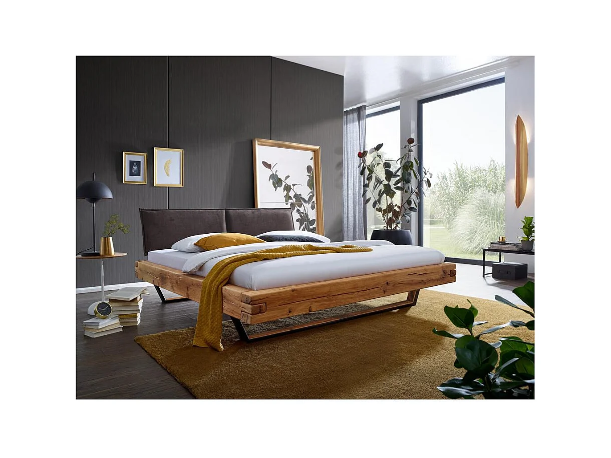 Lit 180x200 cm chêne Merak BE-0583