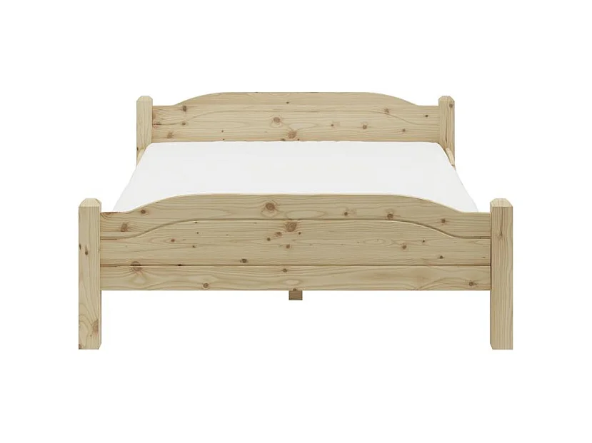 Bett 212x190x68 cm lackierte Kiefer LIVA 180