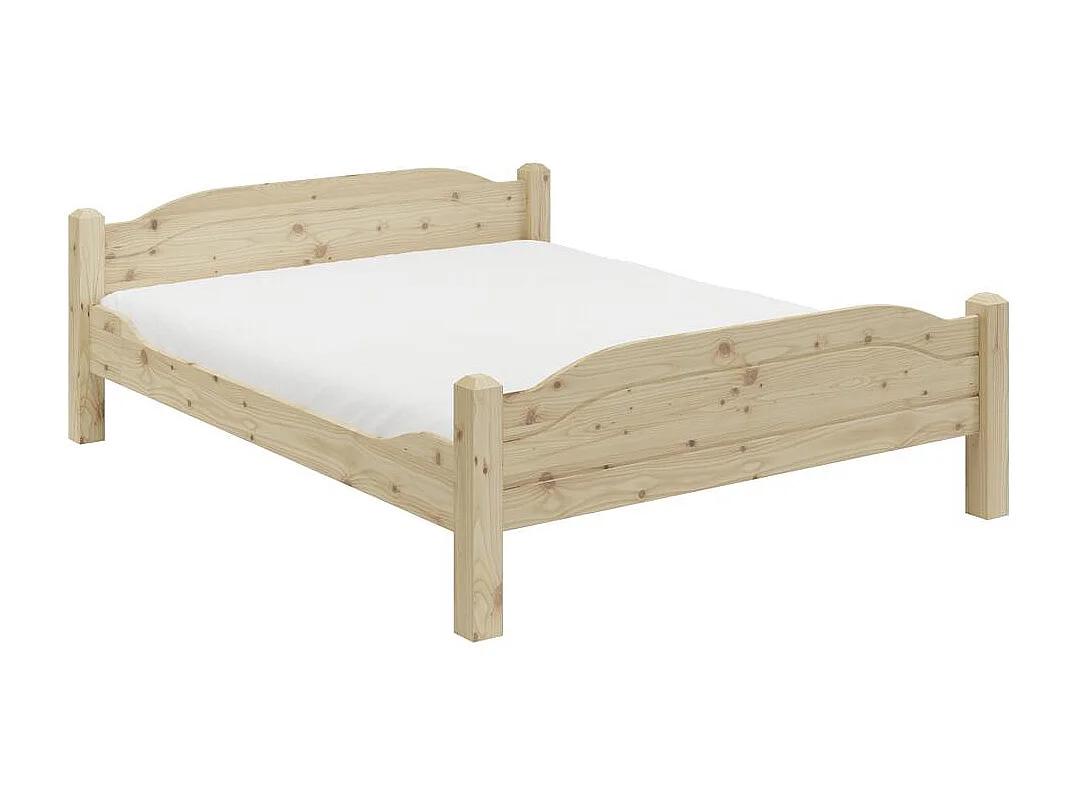 Bett 212x190x68 cm lackierte Kiefer LIVA 180