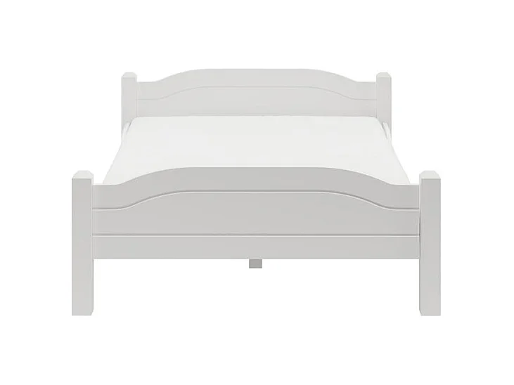 Cama 2,12x1x0,68 m pinho branco LIVA WHITE 90