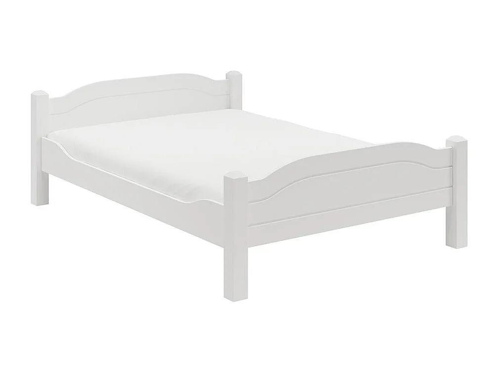 Łóżko 2,12x1x0,68 m biały sosna LIVA WHITE 90