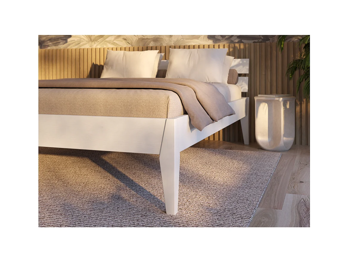 Lit 160x200 cm blanc Torino SB