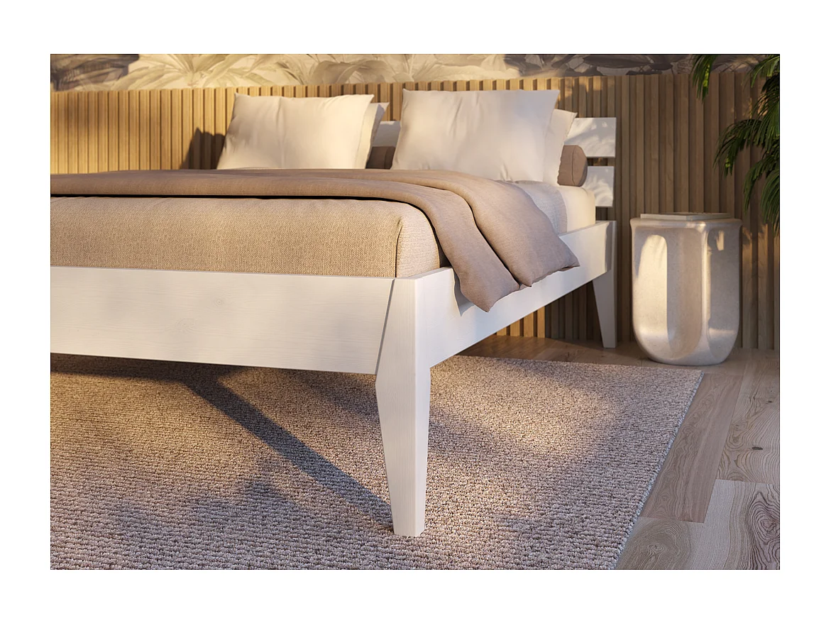 Lit 90x200 cm blanc Torino SB