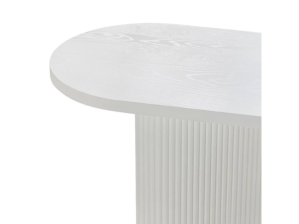 Bureau 140x40x80 cm blanc alrequin