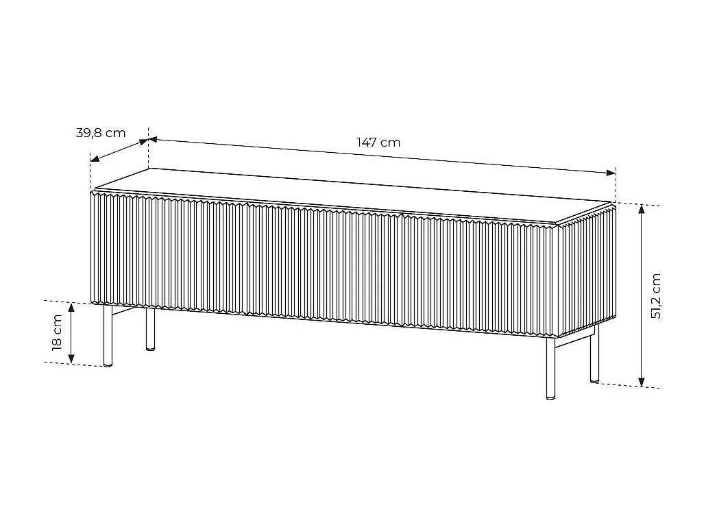 Mobile tv piccolo con anta a ribalta e 3 vani interni cashmere PTVLK28