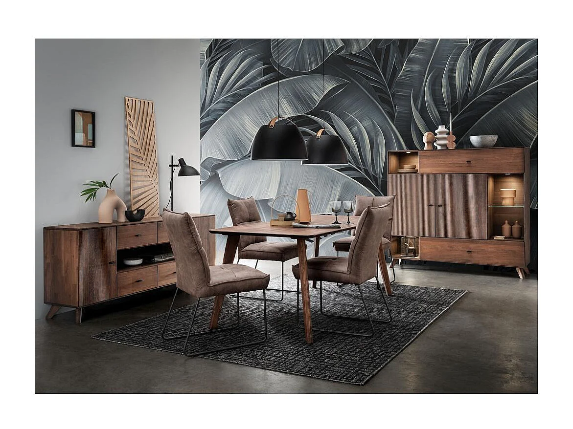 Étagère suspendue 1.4x0.22x0.24 m Hêtre tabac doryda wz-0624