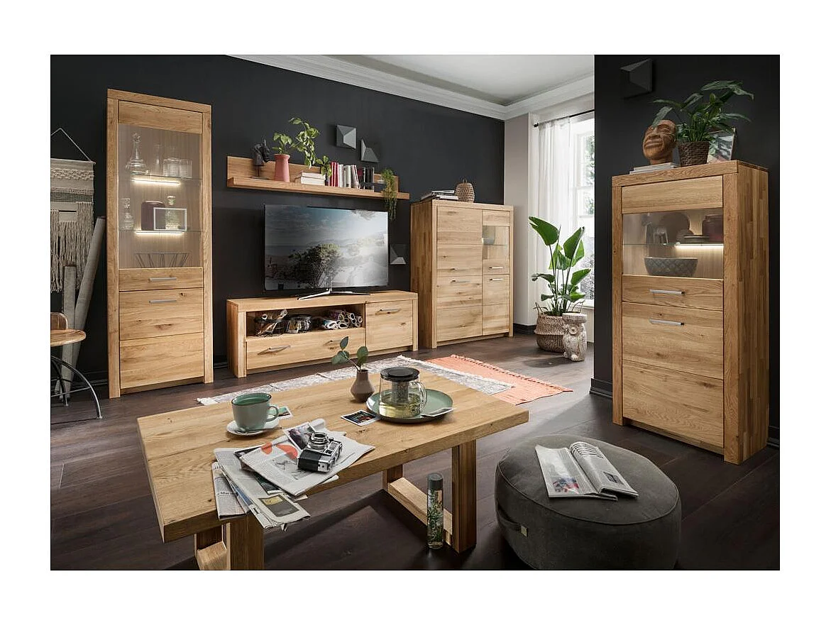 Étagère murale 1,17x0,24x0,25 m chêne huilé Robusto WZ-169