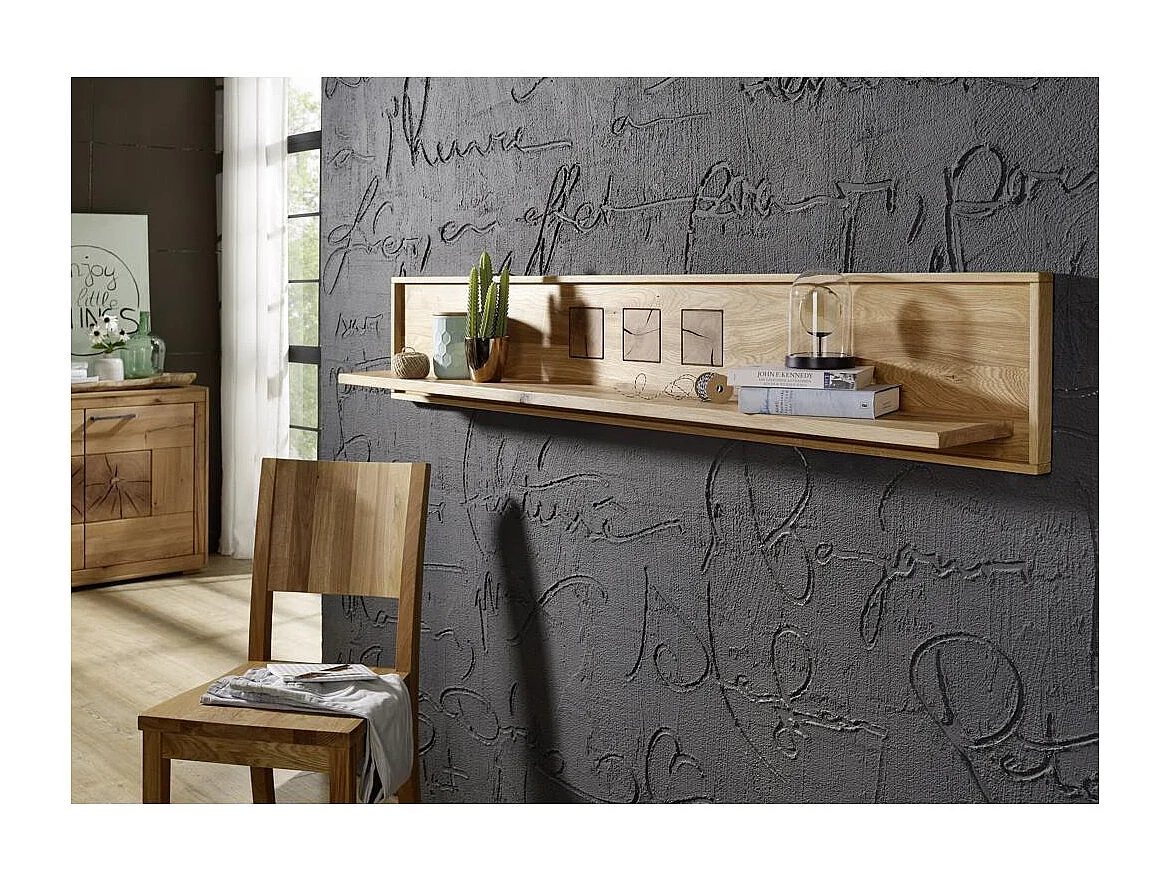 Étagère murale 1,78x0,22x0,3 m Chêne huilé Andromeda WZ-0315