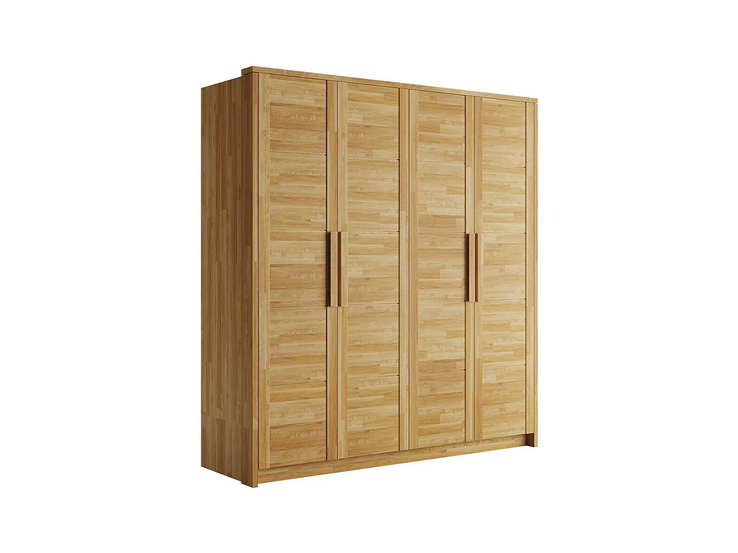 Kleiderschrank 2,03x0,65x2,2 m geölte Eiche Timo 4T WG