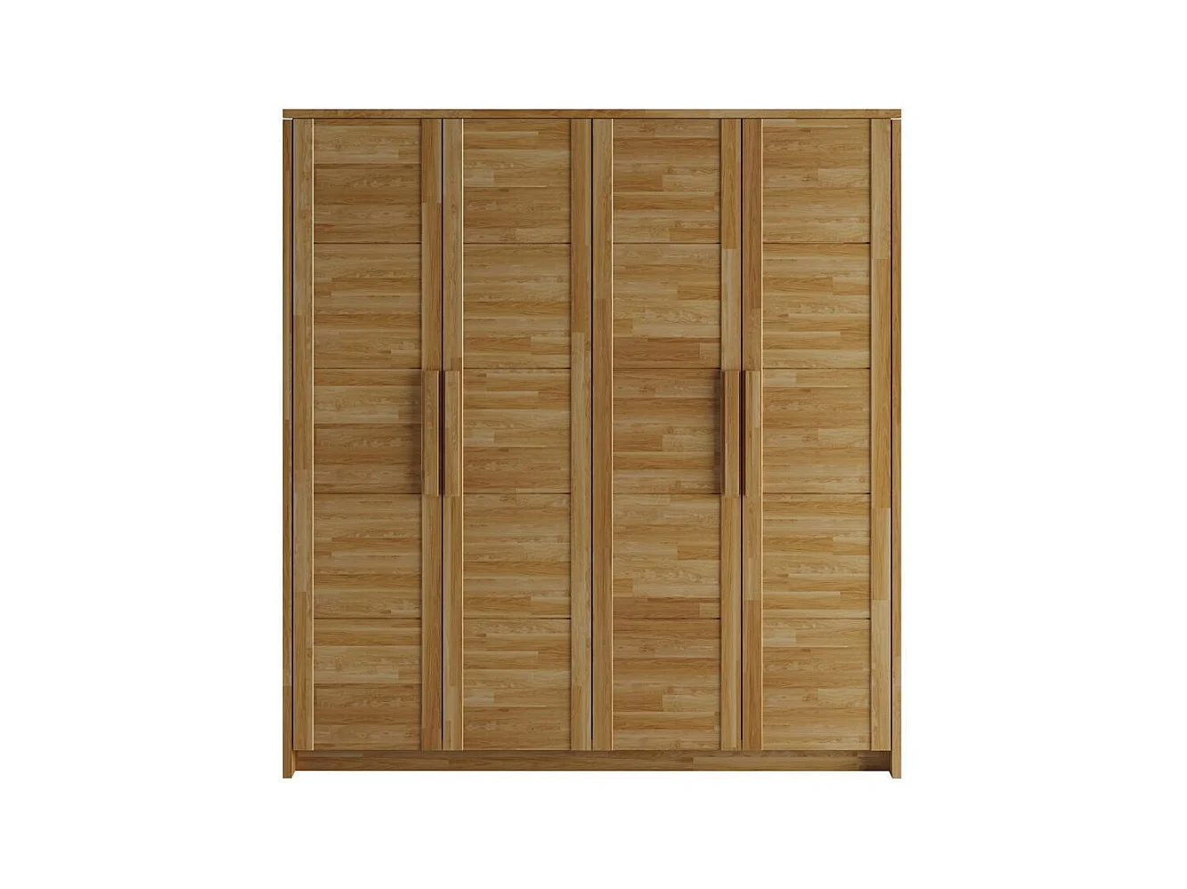 Kleiderschrank 2,03x0,65x2,2 m geölte Eiche Timo 4T WG