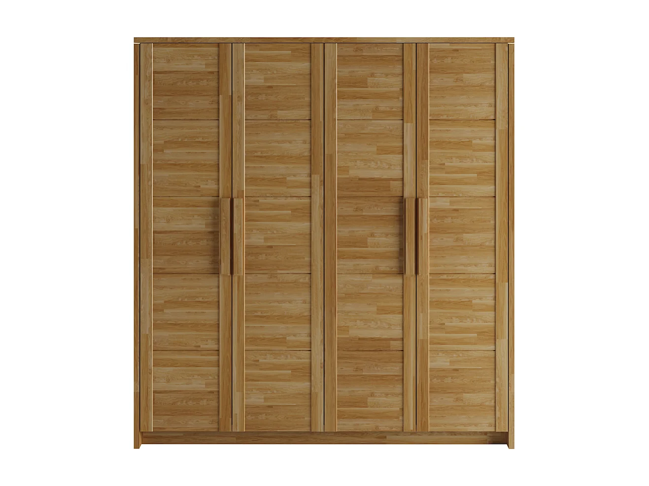 Kledingkast 2.03x0.65x2.2 m Olie eik Timo 4T WG