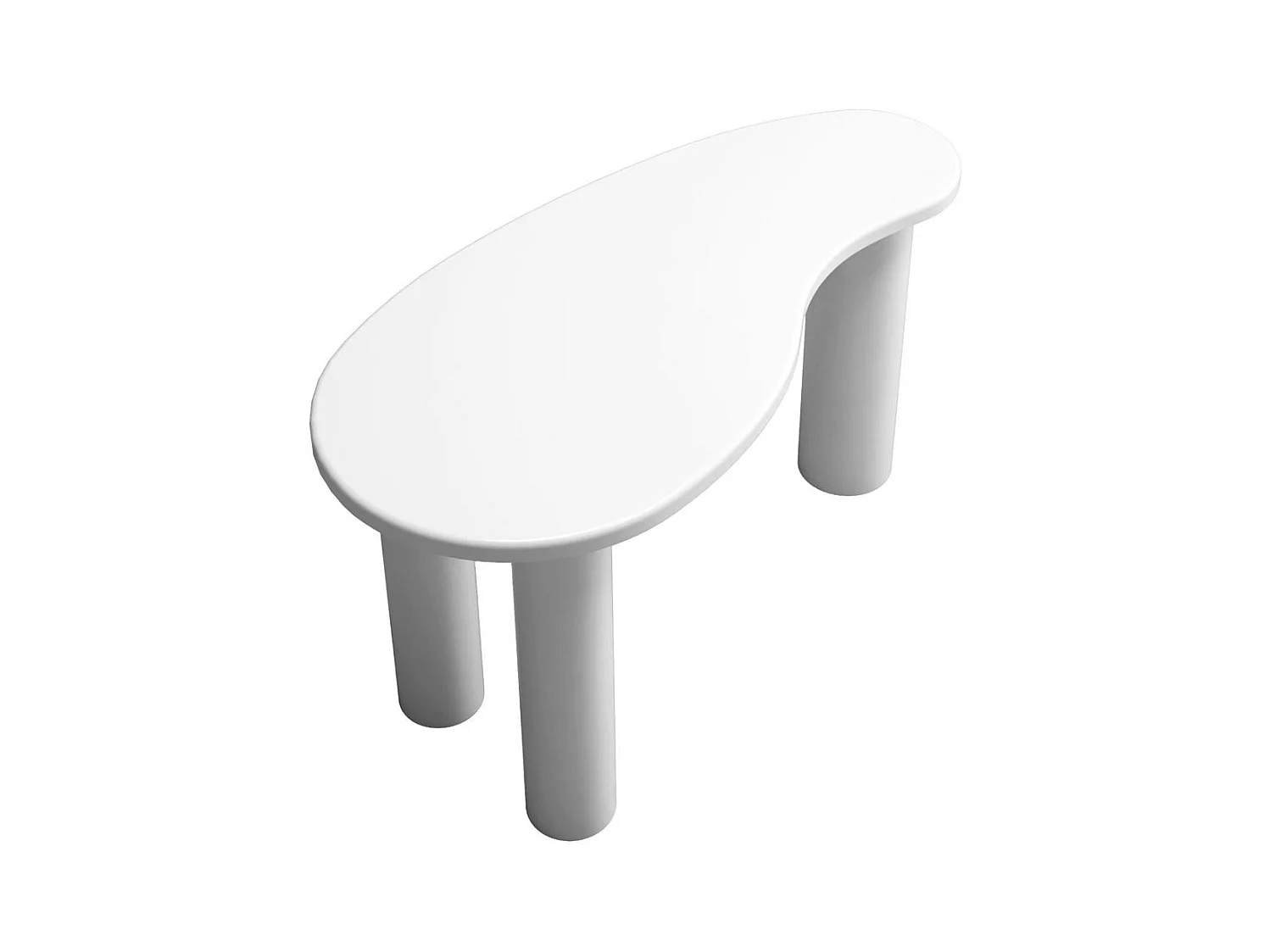 Escritorio 140x70x75 cm blanco molya