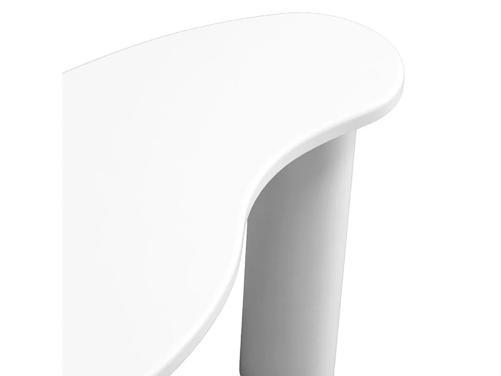 Schreibtisch 140x70x75 cm weiß Molya