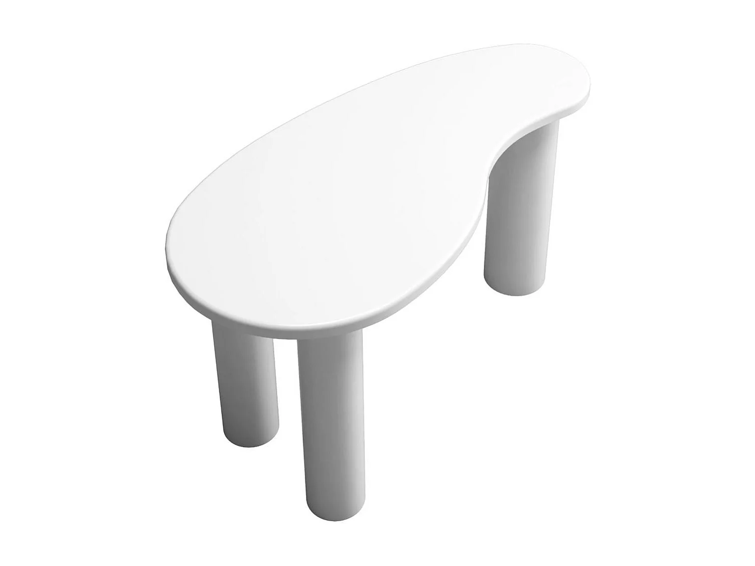 Schreibtisch 140x70x75 cm weiß Molya