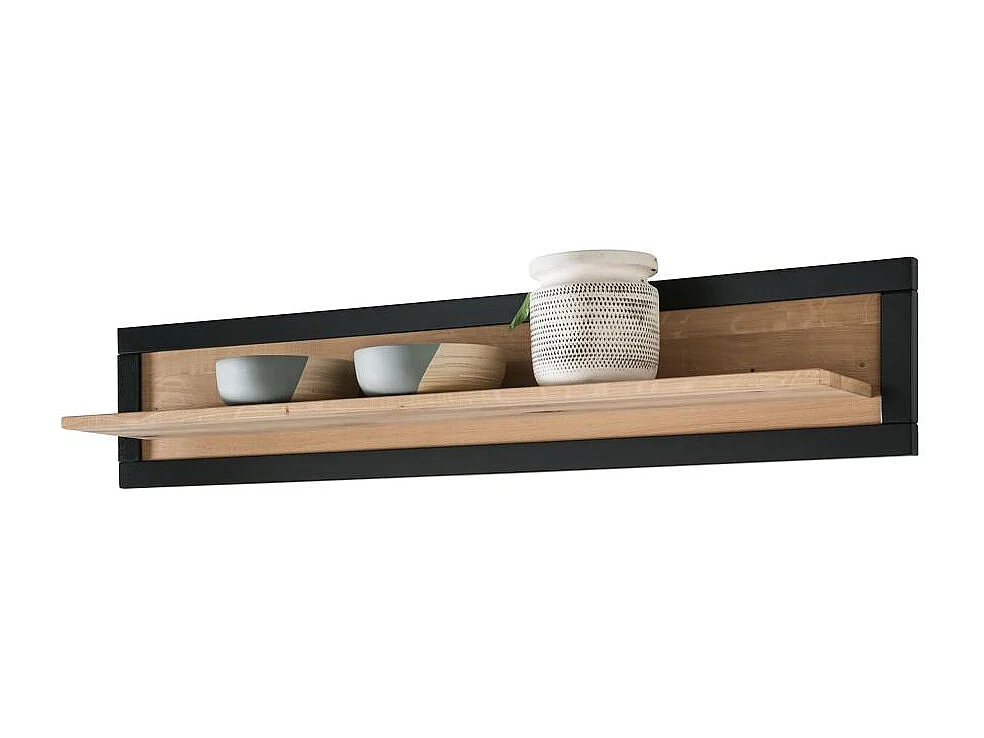 Étagère murale 1.2x0.22x0.24 m Chêne huilé FENDE WZ-0159