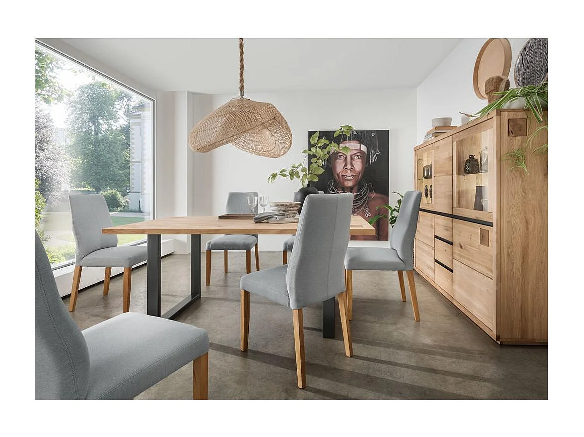 Étagère murale 1.2x0.22x0.24 m Chêne huilé FENDE WZ-0159