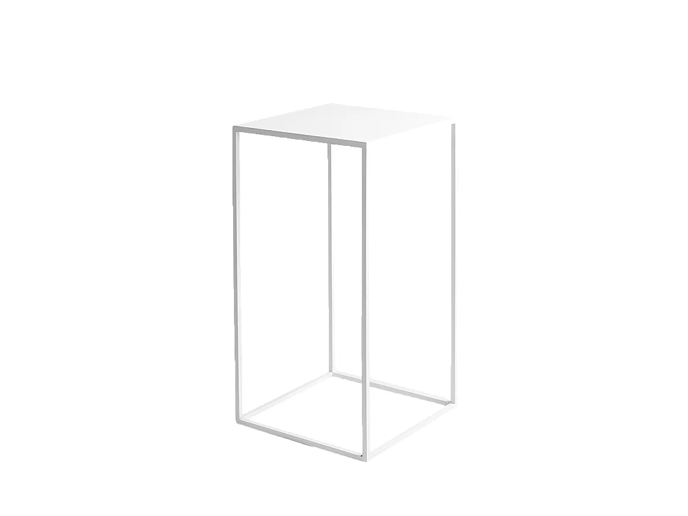 Couchtisch 30x30x60 cm weiß Tensio Metall 30