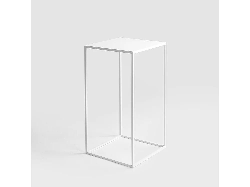 Couchtisch 30x30x60 cm weiß Tensio Metall 30