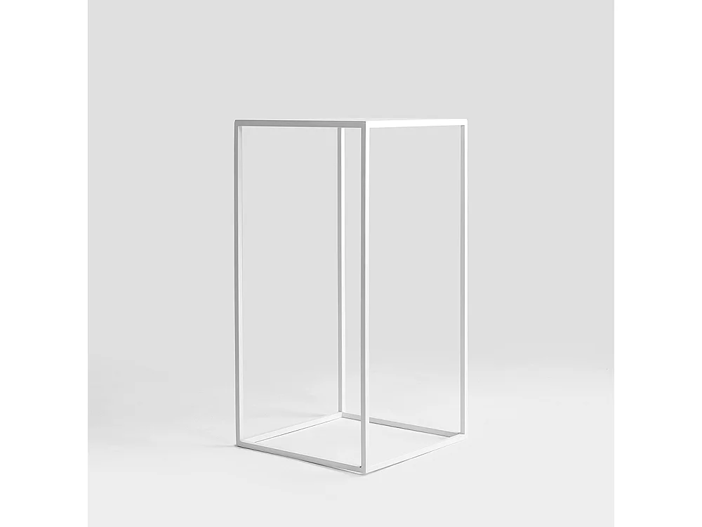 Couchtisch 30x30x60 cm weiß Tensio Metall 30