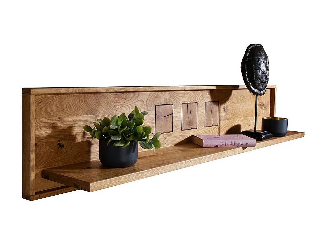 Étagère murale 1.5x0.22x0.3 m chêne huilé andromeda wz-0315