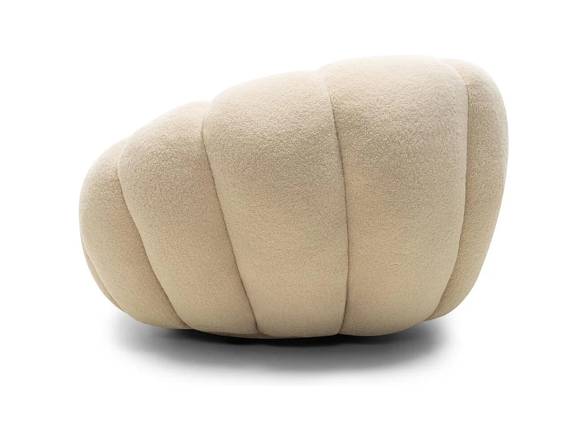 Loungefauteuil 66x100x100 cm beige Loel