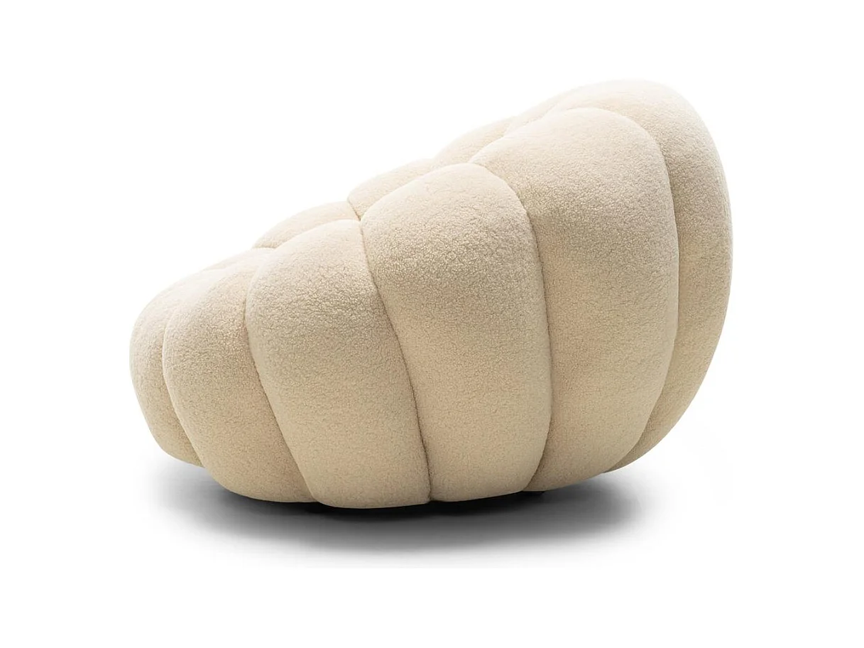 Loungefauteuil 66x100x100 cm beige Loel