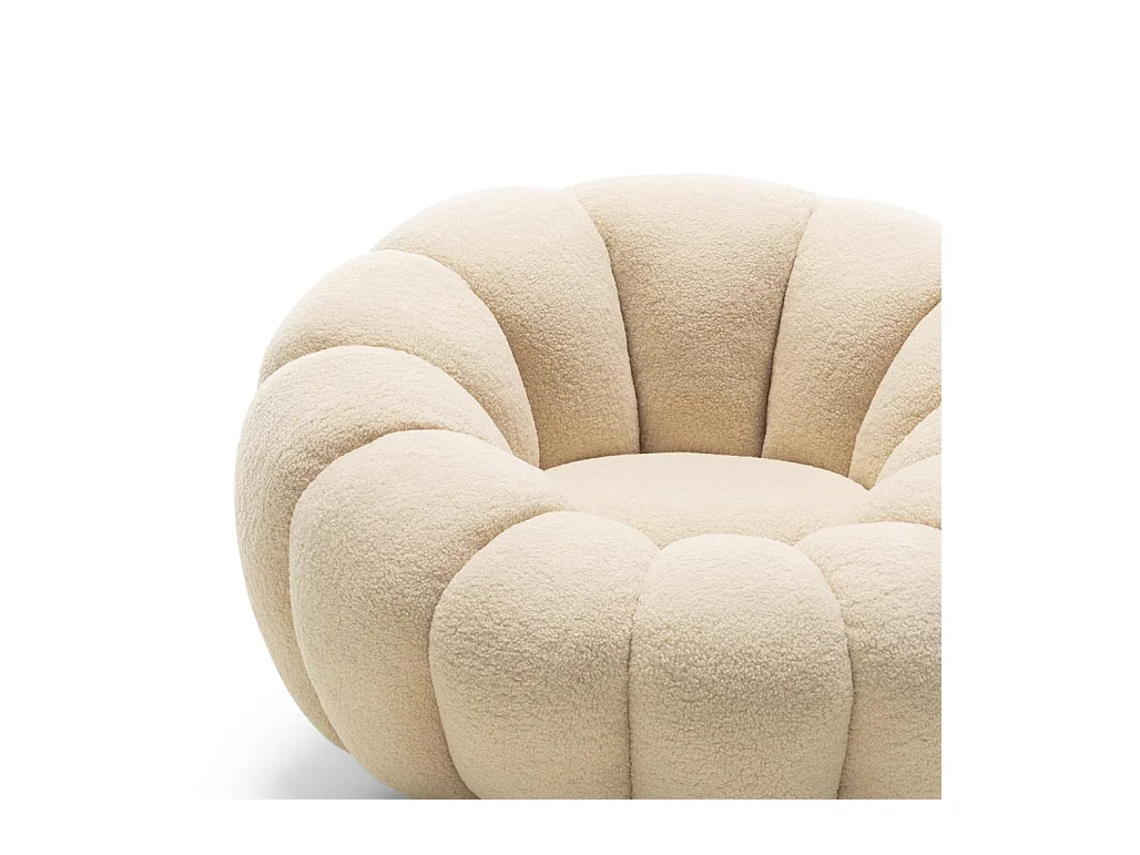 Loungesessel 66x100x100 cm beige Loel