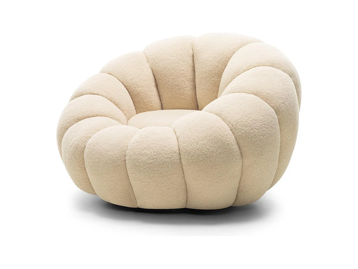 Loungesessel 66x100x100 cm beige Loel