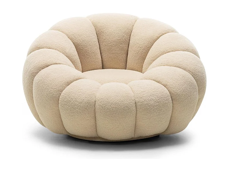 Poltrona lounge 66x100x100 cm beige Loel