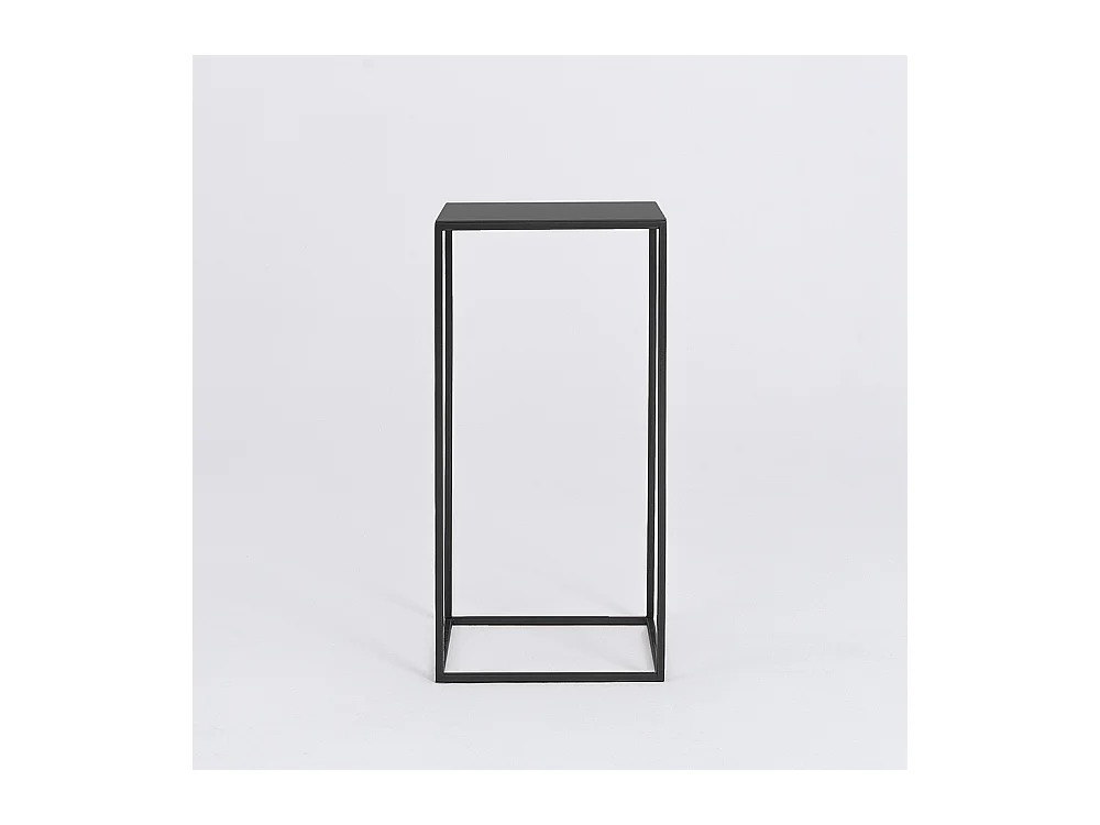 Mesa de centro 30x30x60 cm negro tensio metal 30