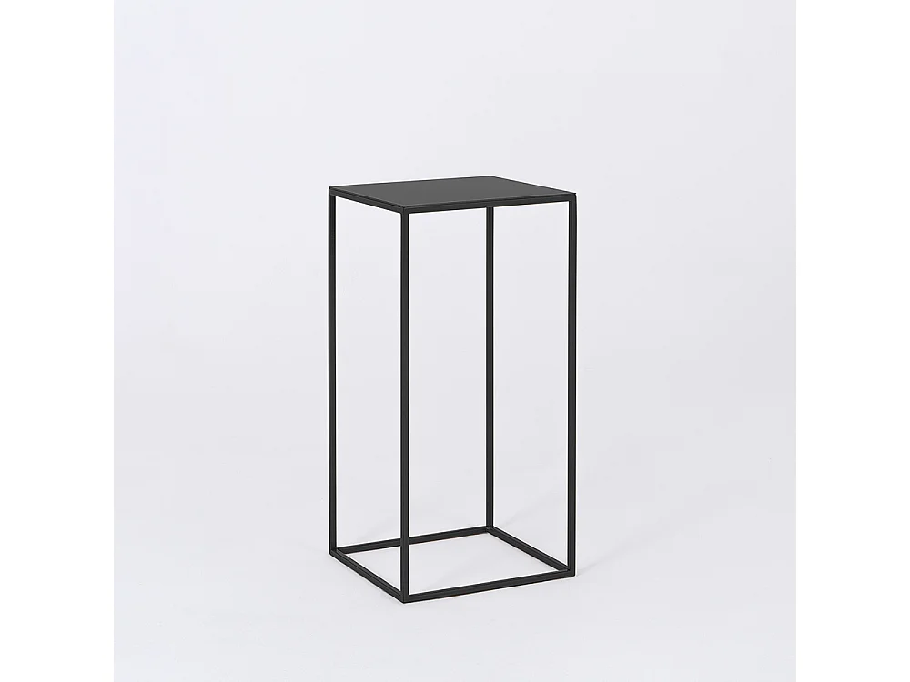 Couchtisch 30x30x60 cm schwarz Tensio Metall 30