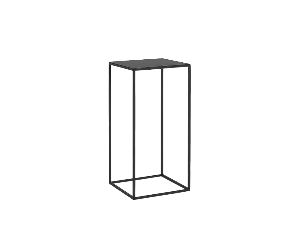Couchtisch 30x30x60 cm schwarz Tensio Metall 30