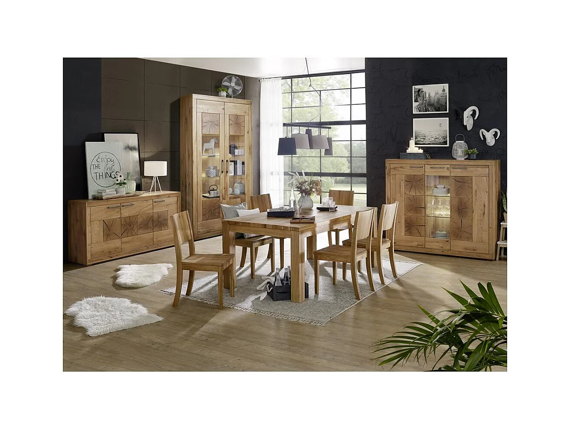 Hängeregal 1,3x0,22x0,3 m Eiche geölt Andromeda WZ-0315