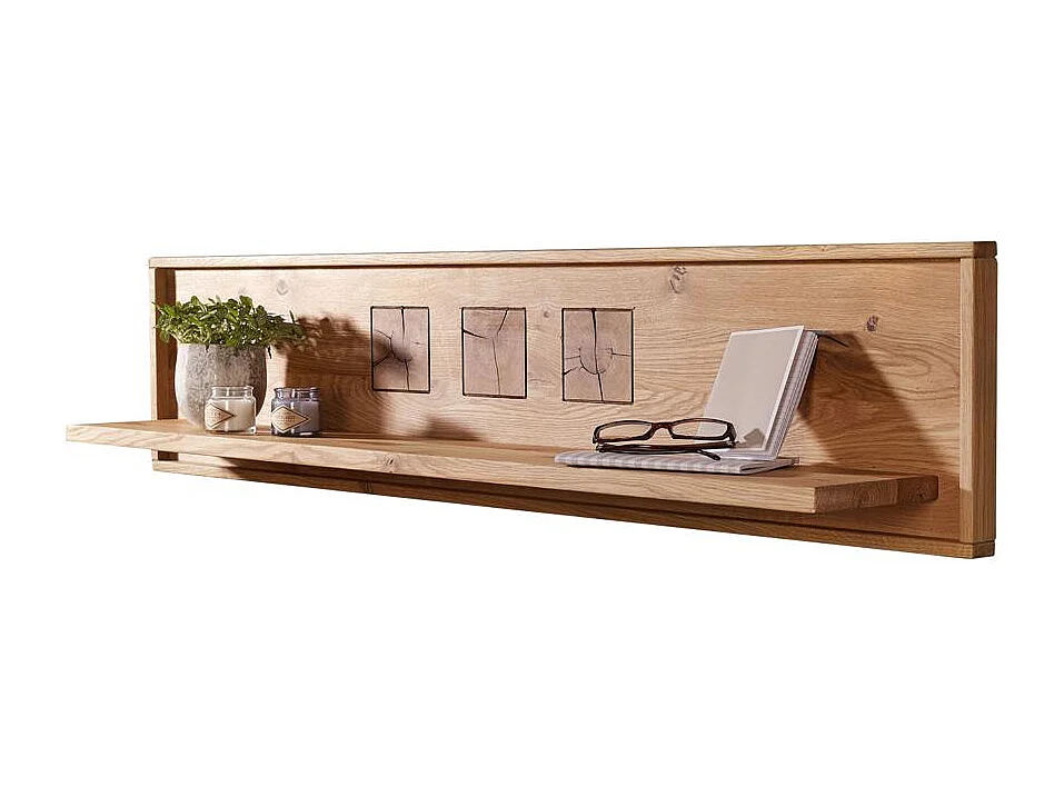 Étagère murale 1,3x0,22x0,3 m chêne huilé andromeda WZ-0315