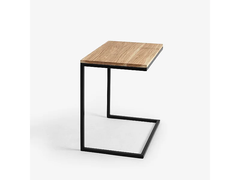 Mesa de Centro 40x60x60 cm Preta Lupe 60