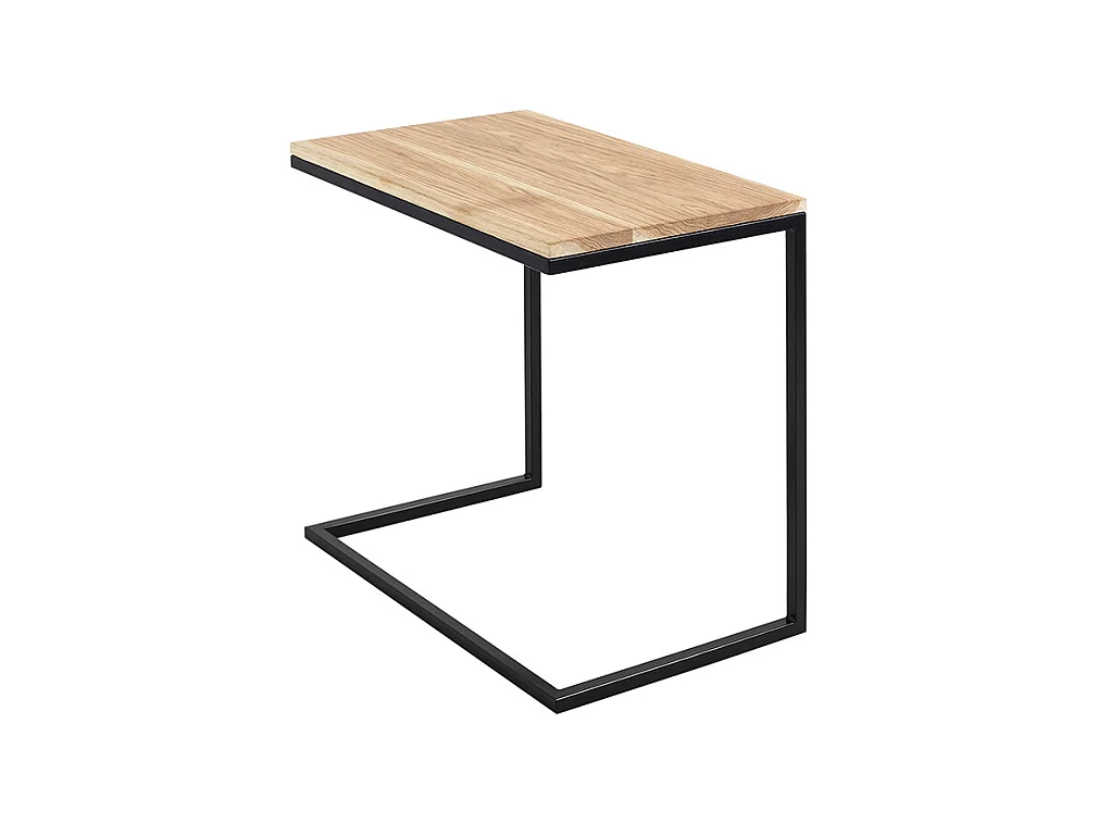 Couchtisch 40x60x60 cm Schwarz Lupe 60