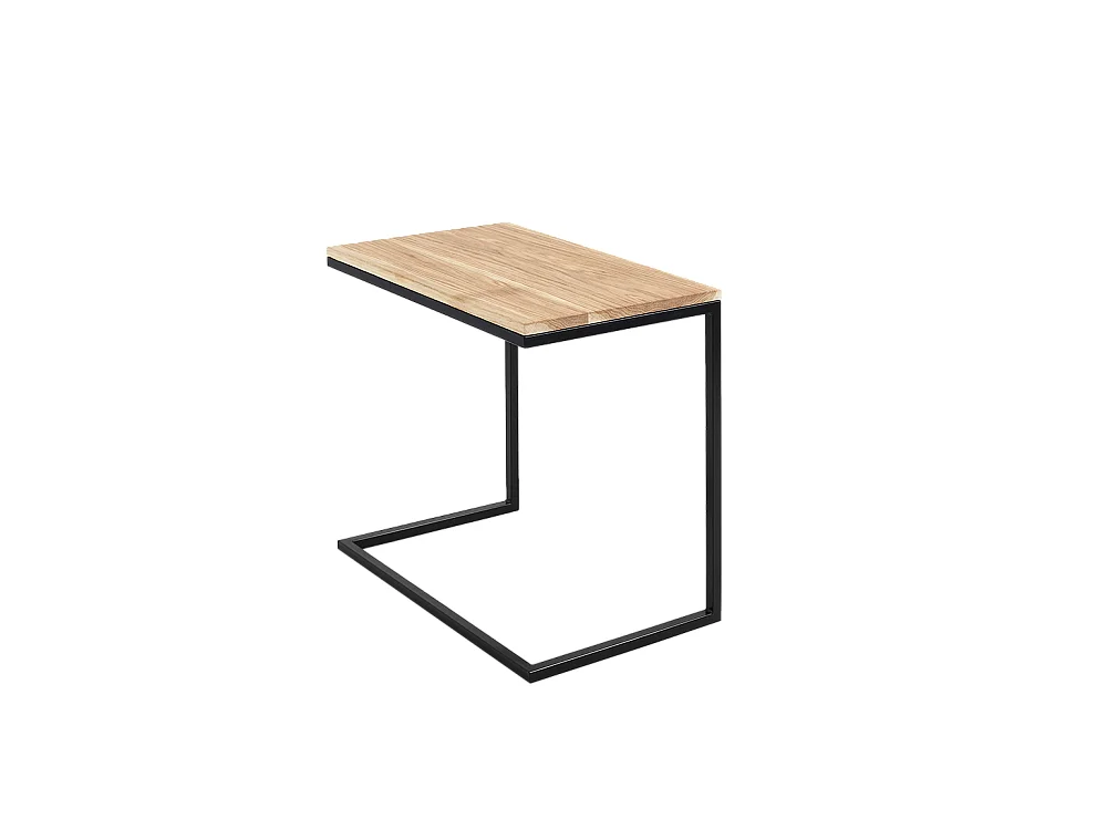 Couchtisch 40x60x60 cm Schwarz Lupe 60