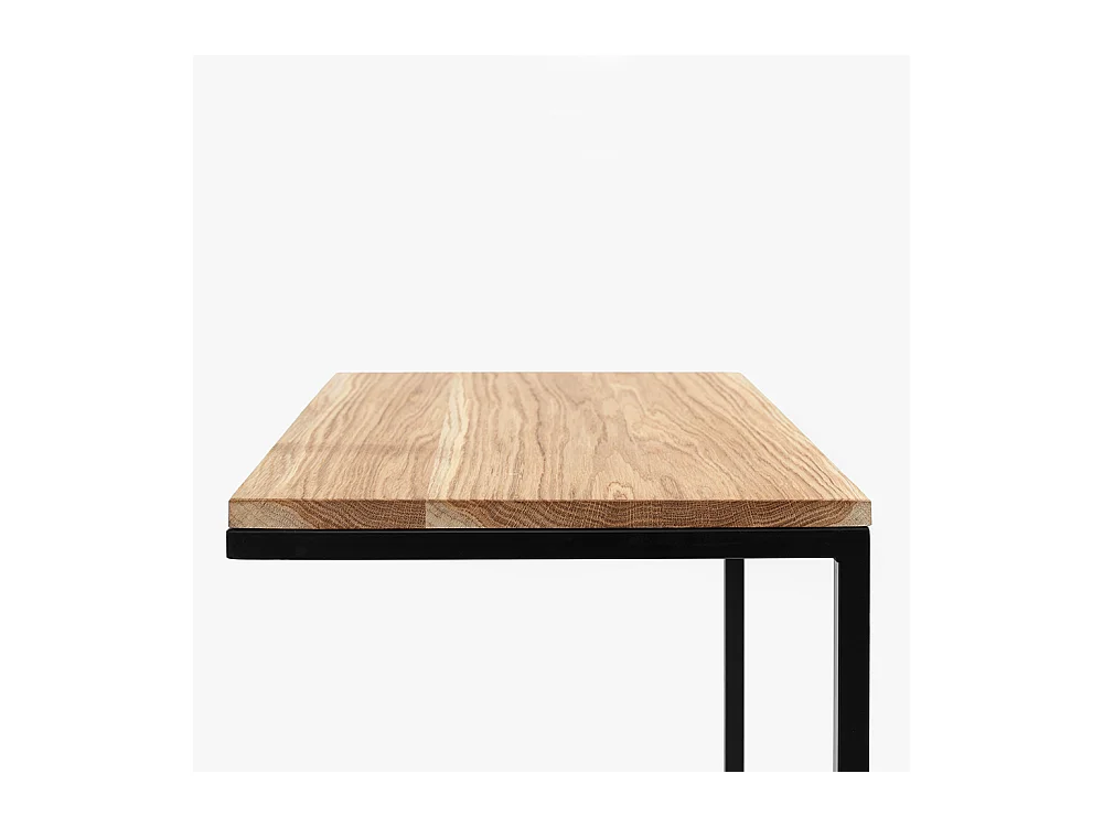 Couchtisch 40x60x60 cm Schwarz Lupe 60