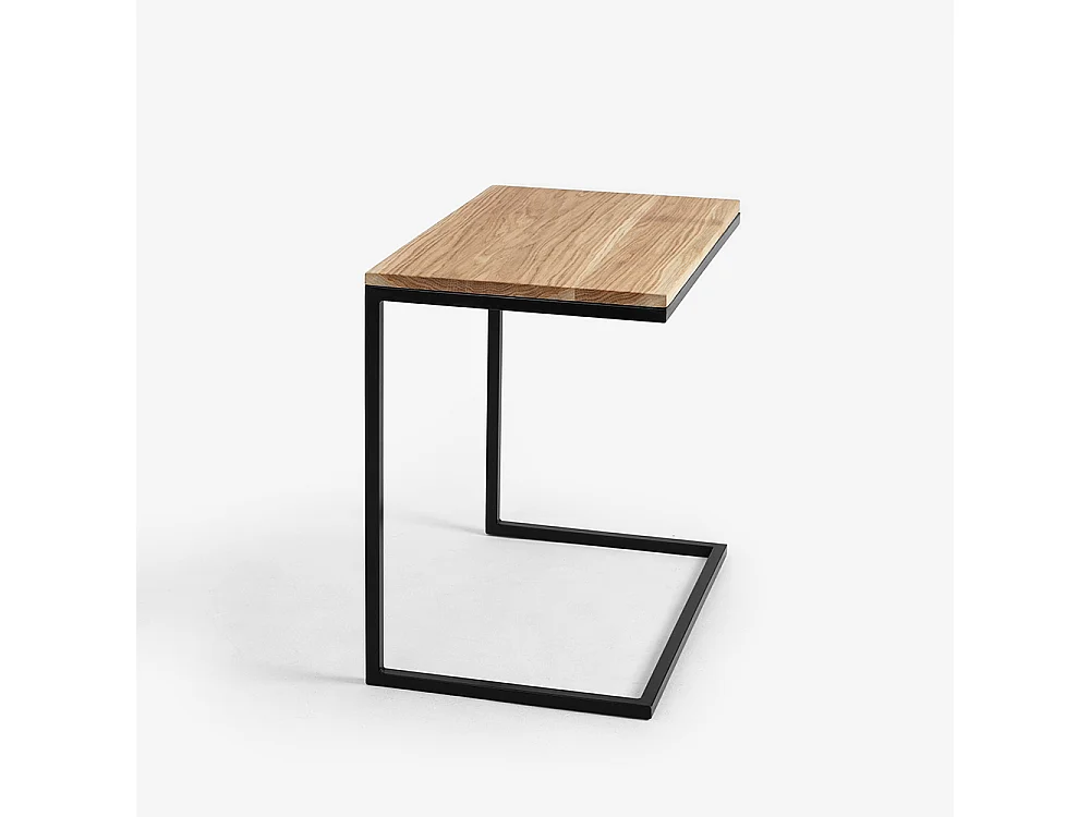 Couchtisch 40x60x60 cm Schwarz Lupe 60