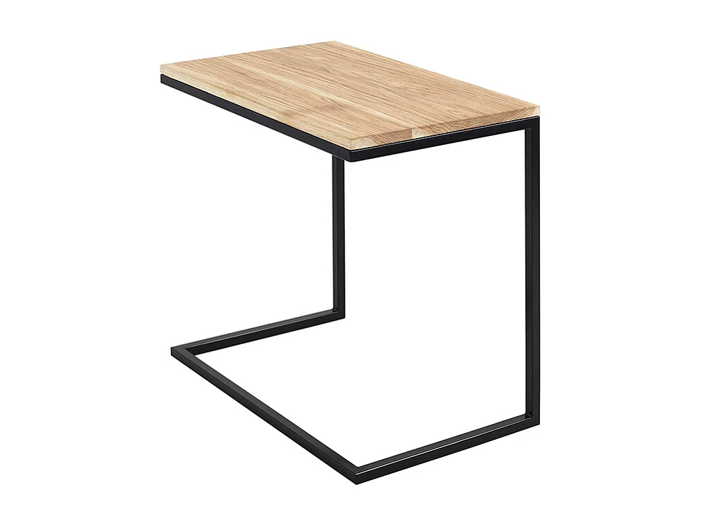 Couchtisch 40x60x60 cm Schwarz Lupe 60