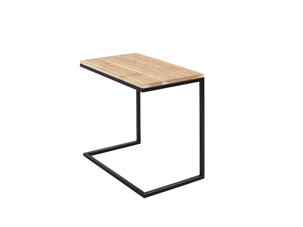 Couchtisch 40x60x60 cm Schwarz Lupe 60