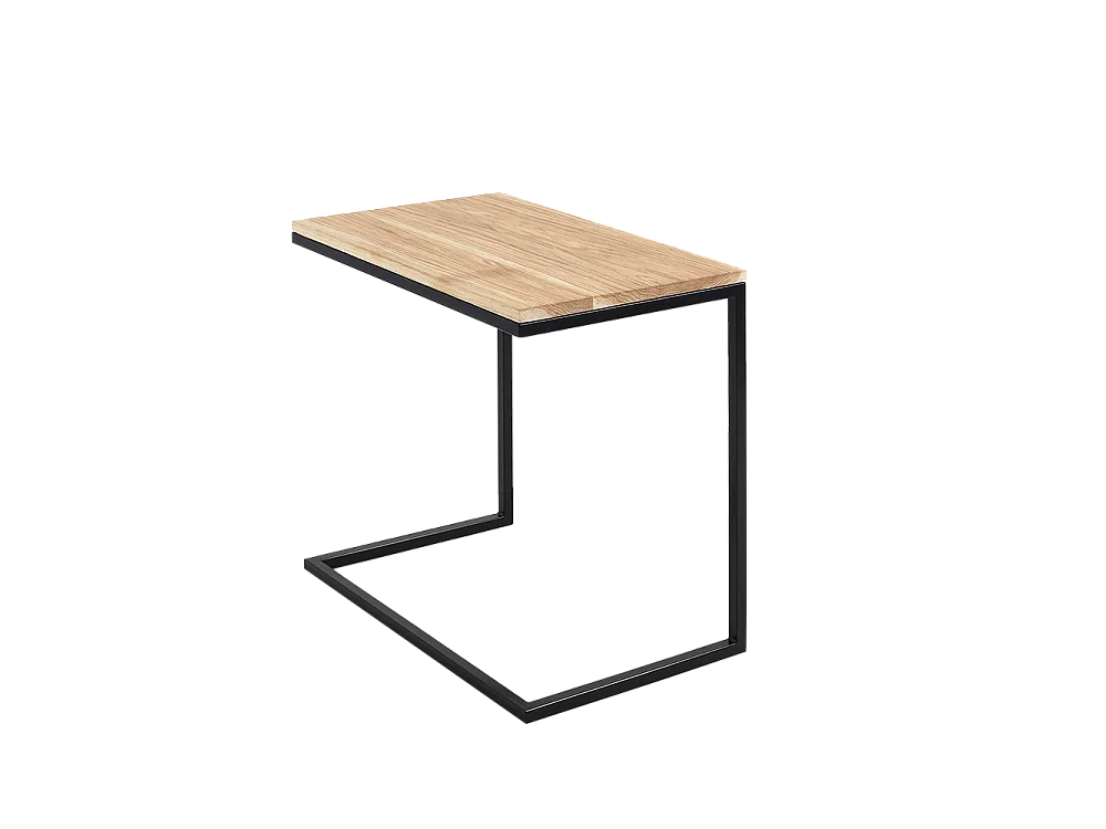 Table basse 40x60x60 cm Noir Lupe 60