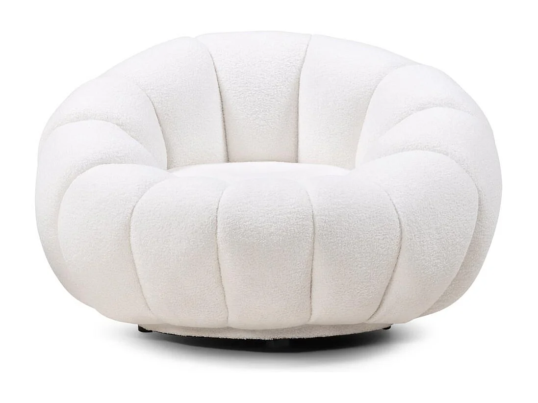 Lounge-Sessel 100x100x66 cm weiß Loel