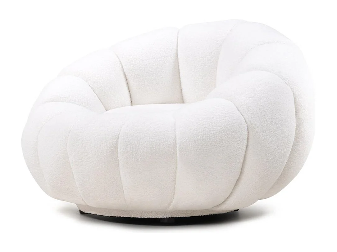 Lounge-Sessel 100x100x66 cm weiß Loel